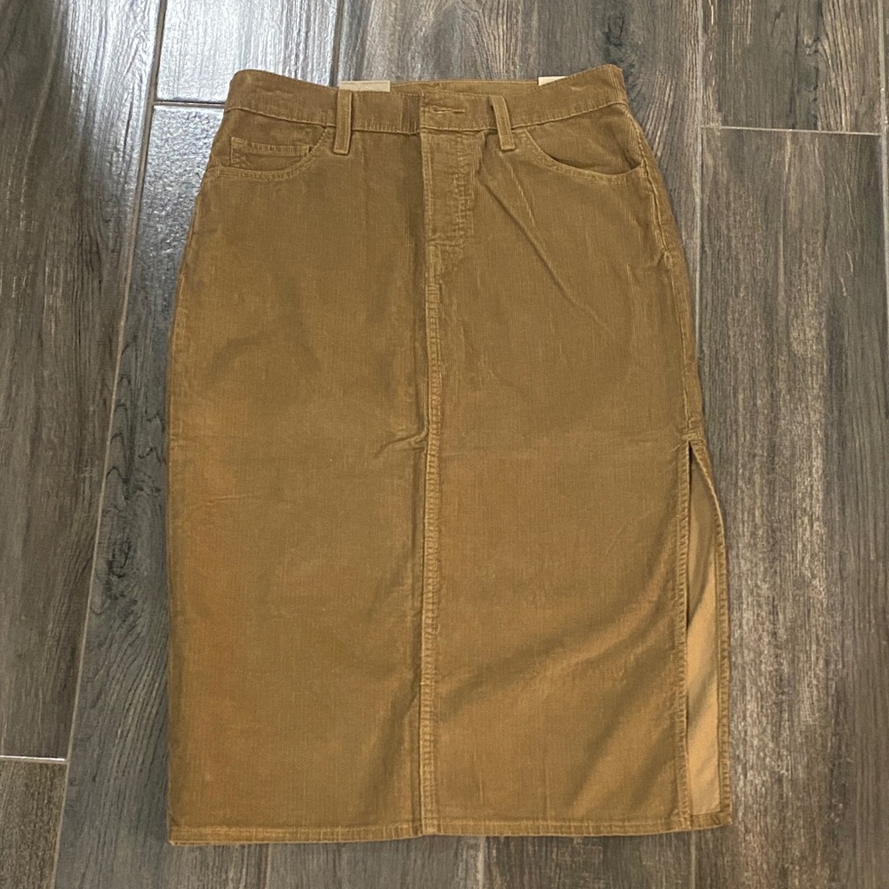 Levi’s Brown Corduroy Midi Skirt